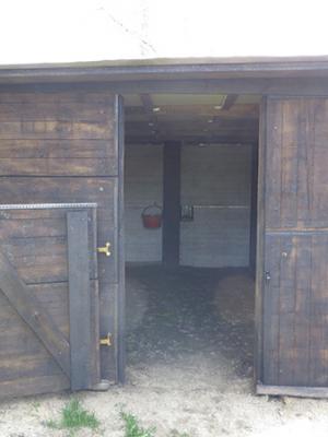 Création d'un abri pour cheval à Courcelles Création d'un abri pour cheval à Courcelles
